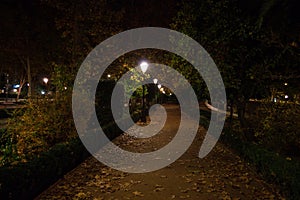 Paseo de la Bomba Park in Granada, Spain