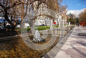 Paseo de Recoletos, Madrid, Spain.