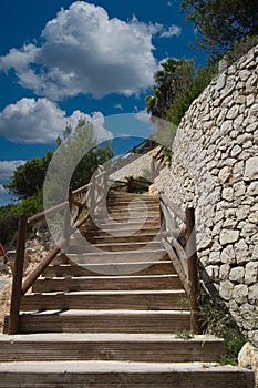 Paseo ecologico de Benisa, also Benissa of Alicante in the mediterranean photo