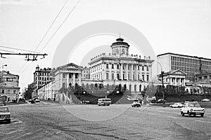 Pashkov House on Vozdvizhenka street in Moscow in 1982