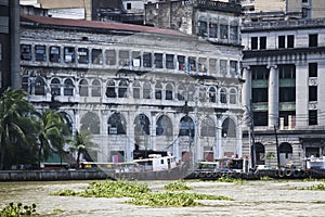 Pasig river architecture manila city philippines photo