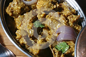 Pasinde a non veg dish from Hyderabad.