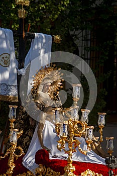 images of the holy week of Seville, brotherhood of El Baratillo photo