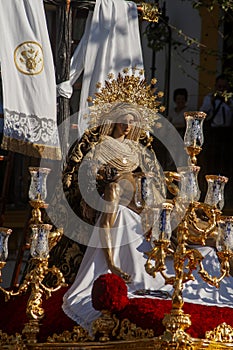 images of the holy week of Seville, brotherhood of El Baratillo photo