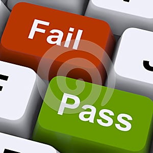 Pass Or Fail Keys To Show Exam Or Test Result