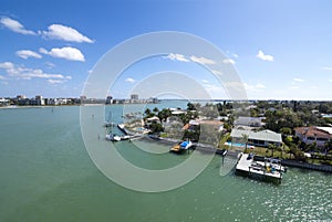 Pass-a-Grille channel on Florida's gulf coast