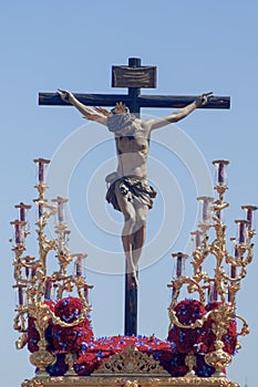 Pass mystery of the brotherhood of St. Bernard in the Holy Week in Seville