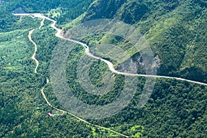 The pass in the North of Vietnam