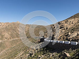 Pass road Canary Islands.