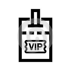 Pass, ticket, VIP icon