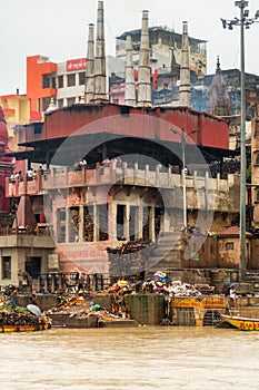 The Manikarnika Ghat, Cremation temple, Varanasi