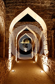 Passage inside Bahrain fort