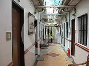 A passage leading to rooms to rent in Lipa city, Philippines photo