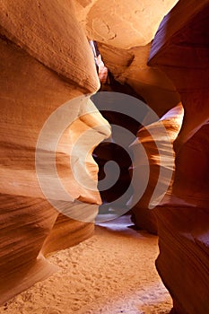 Passage in Lower Antelope Canyon, Page, Arizona