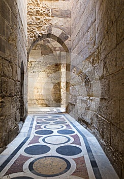A passage in an old mosque in Old Cairo
