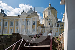 Passage from the pier to the monastery