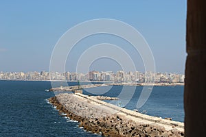 Passage way near Citadel of Qaitbay, Egypt.