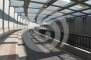 The passageway in the city, Perspective background