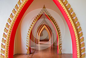 Passageway in the temple, Kanchanaburi