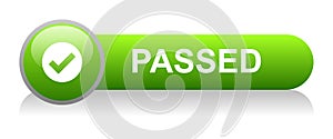 Passed tick button transparent
