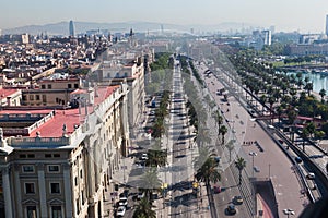 Passeig de Colom Barcelona Spain photo