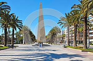 Passeig Jaume I, in Salou, Spain