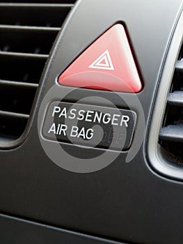 Passenger airbag switch