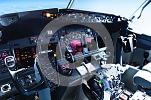 Passenger Aircraft Cockpit