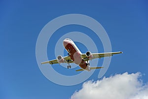 Passenger Aircraft Landing