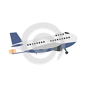 Passenger airplane flat