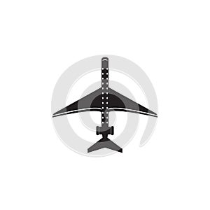 passenger airplane icon. Element of transport view from above icon. One of the collections icon for website design and development