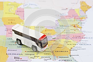 Passenger bus map