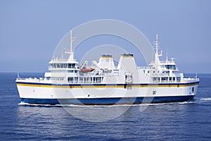 Passenger and car ferry boat
