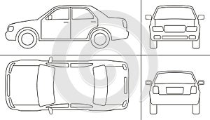 Passenger car keyline