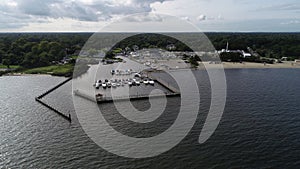 Passenger and Cargo Ships Parking