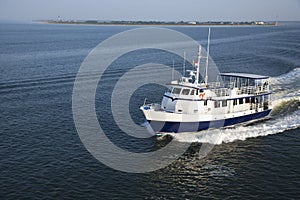 Passenger ferry boat.