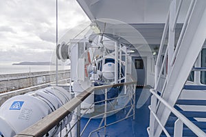 Passenger ferry deck