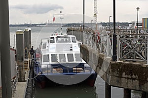 Passenger ferry which services trips across Southampton Water, UK