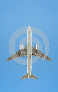 Passenger jet silhouette