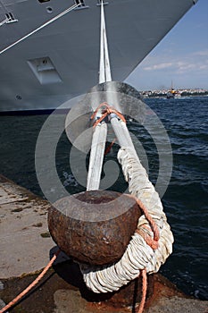 Passenger Ship in Harbour.