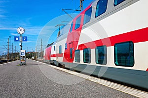 Passenger train departure