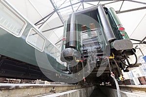 Passenger train transmission detail