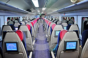 Passenger train in UK