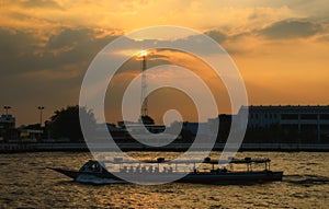 Passenger vessels in the Chao Phraya River