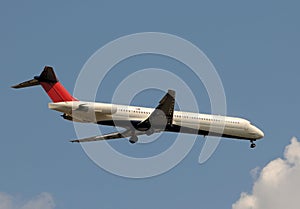 Passengerjet landing