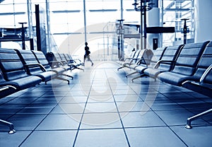 Passengers in airport