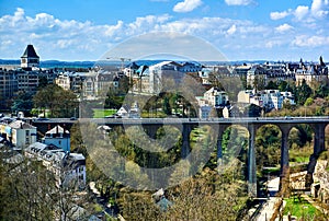 Passerelle Bridge in Luxembourg City