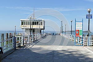 Passignano on Trasimeno Lake pier