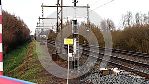 Passing sprinter train, Voorstonden, Gelderland