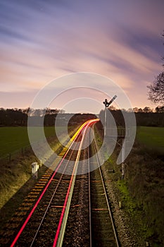 Passing train